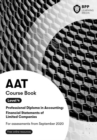 Image for AAT financial statements of limited companies: Coursebook