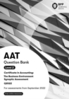 Image for AAT the business environment synoptic assessment: Question bank