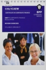 Image for CISI capital markets programme certificate in corporate financeUnit 1 syllabus version 17,: Review exercises