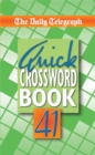 Image for Daily Telegraph Quick Crossword Book 41
