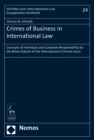 Image for Crimes of Business in International Law