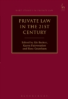Image for Private Law in the 21st Century