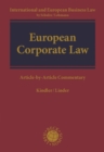 Image for European corporate law  : article-by-article commentary
