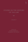 Image for Studies in the history of tax lawVolume 9