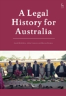 Image for A legal history for Australia