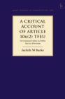 Image for A Critical Account of Article 106(2) TFEU