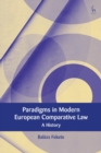 Image for Paradigms in modern European comparative law: a history : volume 16