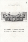 Image for Global perspectives on press regulationVolume 1