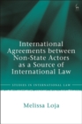 Image for International agreements between non-state actors as a source of international law