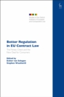 Image for Better regulation in EU contract law  : the fitness check and the new deal for consumers