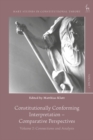 Image for Constitutionally Conforming Interpretation – Comparative Perspectives