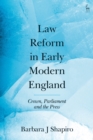 Image for Law Reform in Early Modern England