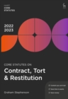 Image for Core statutes on contract, tort and restitution 2022-23