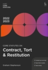 Image for Core Statutes on Contract, Tort and Restitution 2022-23