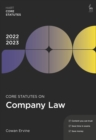 Image for Core statutes on company law 2022-23