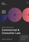 Image for Core statutes on commercial &amp; consumer law 2022-23