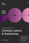 Image for CORE STATUTES ON CRIMINAL JUSTICE
