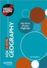 Image for Need to Know: AQA A-level Geography