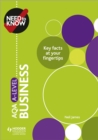 Image for Need to Know: AQA A-level Business