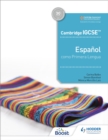 Image for Cambridge IGCSE Espaänol como primera lengua: Libro del alumno