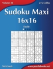 Image for Sudoku Maxi 16x16 - Facile - Volume 30 - 276 Grilles