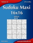Image for Sudoku Maxi 16x16 - Difficile - Volume 32 - 276 Grilles