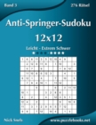 Image for Anti-Springer-Sudoku 12x12 - Leicht bis Extrem Schwer - Band 3 - 276 Ratsel