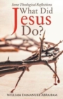 Image for What Did Jesus Do? : Some Theological Reflections