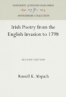 Image for Irish Poetry from the English Invasion to 1798