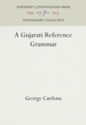 Image for A Gujarati Reference Grammar
