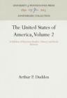 Image for The United States of America, Volume 2: A Syllabus of American Studies--History and Social Sciences