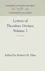 Image for Letters of Theodore Dreiser, Volume 2 : A Selection