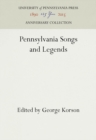 Image for Pennsylvainia Songs and Legends