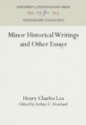 Image for Minor Historical Writings and Other Essays