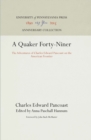 Image for A Quaker Forty-Niner : The Adventures of Charles Edward Pancoast on the American Frontier