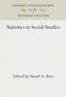 Image for Statistics in Social Studies