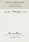 Image for Letters of Obscure Men