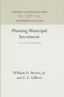 Image for Planning Municipal Investment