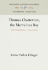 Image for Thomas Chatterton, the Marvelous Boy