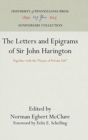 Image for The Letters and Epigrams of Sir John Harington : Together with the &quot;Prayse of Private Life&quot;