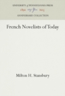 Image for French Novelists of Today