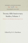 Image for Twenty-fifth Anniversary Studies, Volume 1: Publications of the Philadelphia Anthropological Society