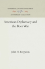 Image for American Diplomacy and the Boer War