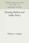 Image for Housing Markets and Public Policy