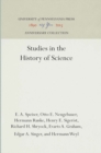 Image for Studies in the History of Science