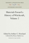 Image for Materials Toward a History of Witchcraft, Volume 2