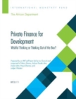 Image for Private finance for development