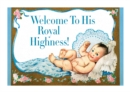Image for Baby Boy with a Crown - New Child Greeting Card