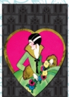 Image for Lady in a Heart - Deluxe die cut notecards