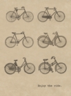 Image for Six Bicycles. 6 cards, individually bagged with envelopes
